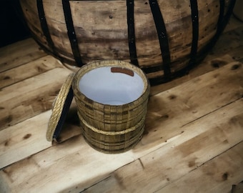 Rustic Round Container