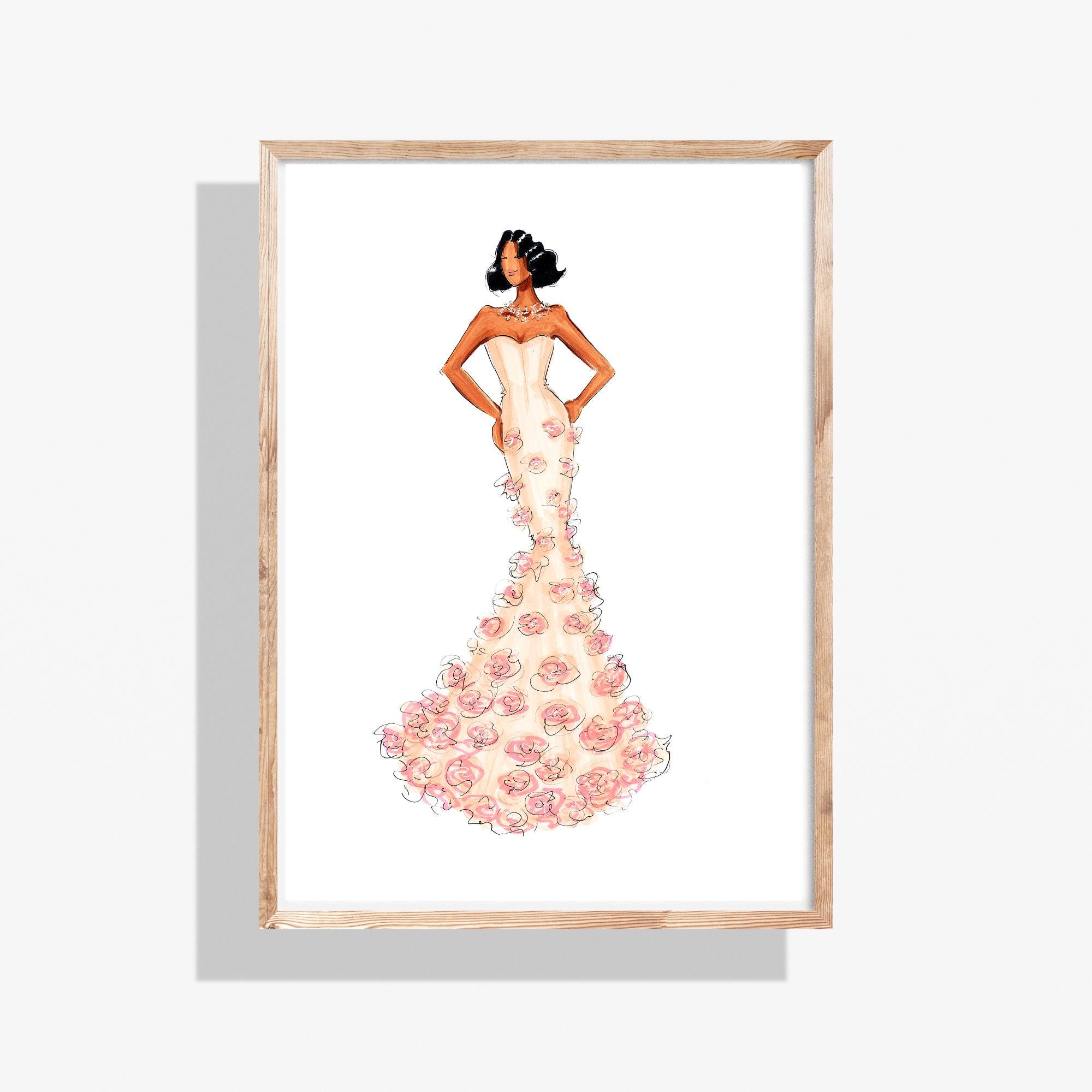 Valentino Pink Dress - Etsy Valentino Pink Dress - Etsy
