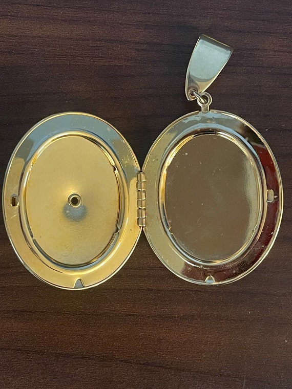 Vintage photo locket, vintage locket, antique pho… - image 3