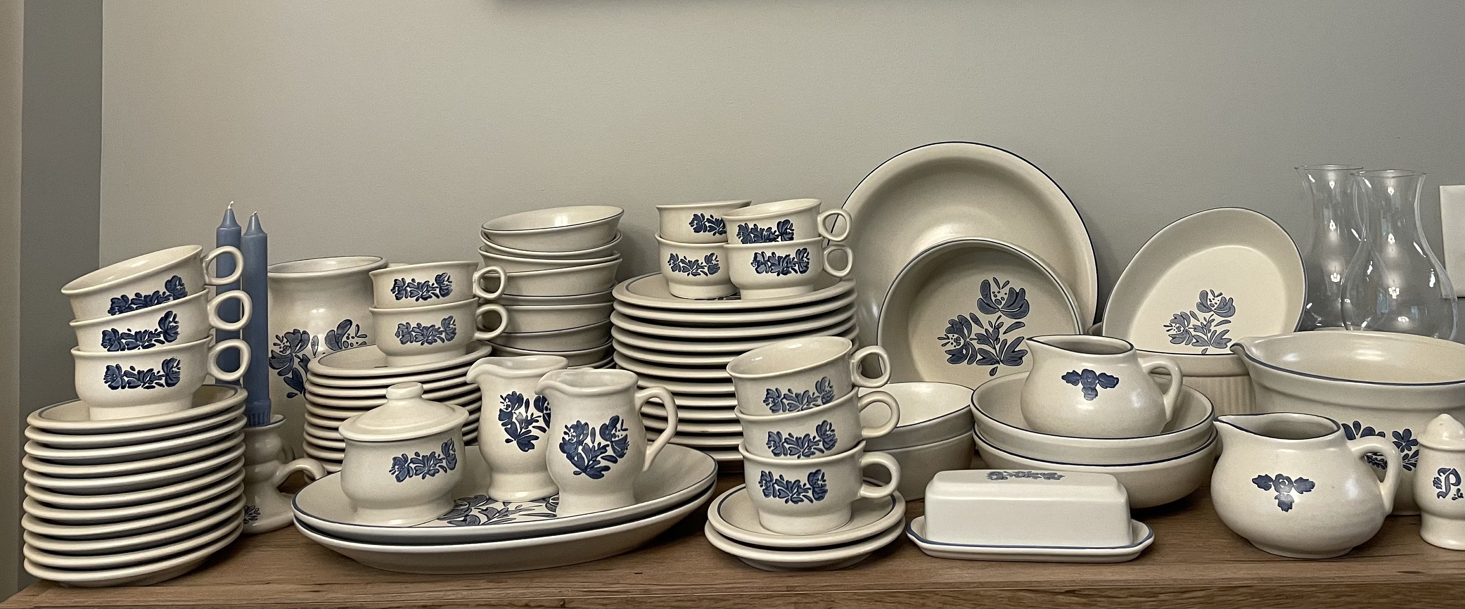 Vintage Pfaltzgraff Patterns Blue Pfaltzgraff Dishes 1960s Vintage