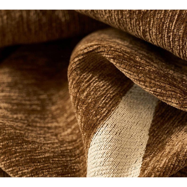 Solid Color Chenille Sofa Throw Blanket, Modern Decor Soft Couch Cover with Fringes main image 1