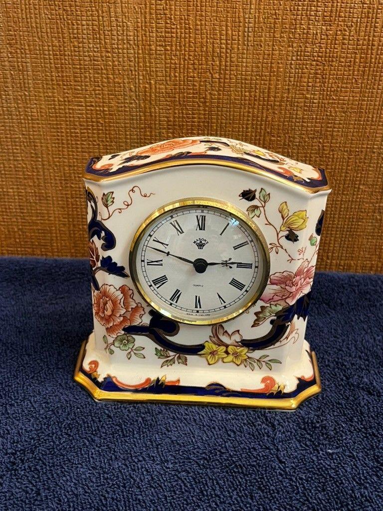 MASON’S メイソンズ 置時計 マンダレイ レッド ビンテージ 置物 Masons Mandalay Clock - Etsy