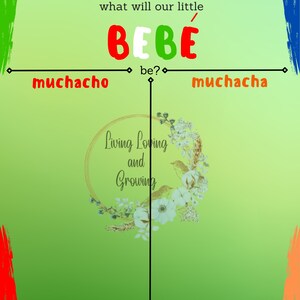 Muchacha or Muchacho Baby Shower Poll