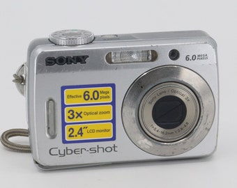 Sony Cyber-shot DSC-S500 Digitalkamera *rauer, aber funktionstüchtiger Zustand*