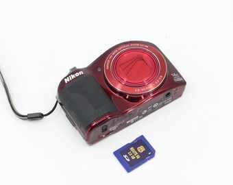 READ Nikon Coolpix L610 Digital Camera+ SD Memory Card !!battery