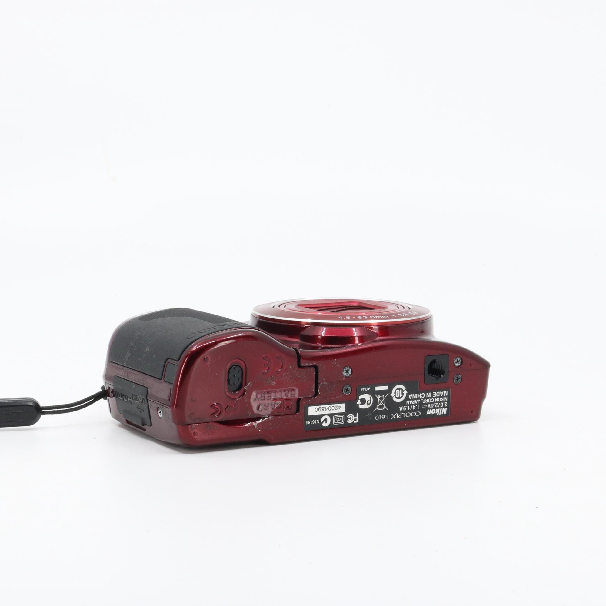 READ Nikon Coolpix L610 Digital Camera+ SD Memory Card !!battery