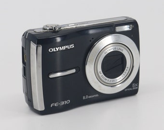 Olympus FE-310 Black Digital Camera Working