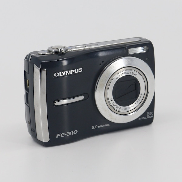 Olympus FE-310 Schwarz Digitalkamera Funktionierend