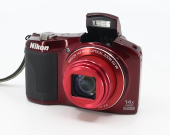 READ Nikon Coolpix L610 Digital Camera+ SD Memory Card !!battery