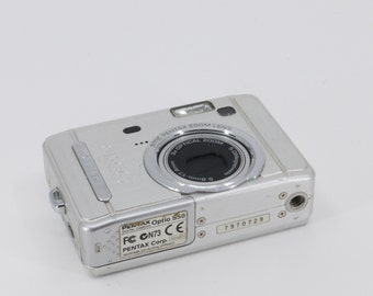 Pentax Optio S50 Vintage Digital Camera Working but Shows Signs of