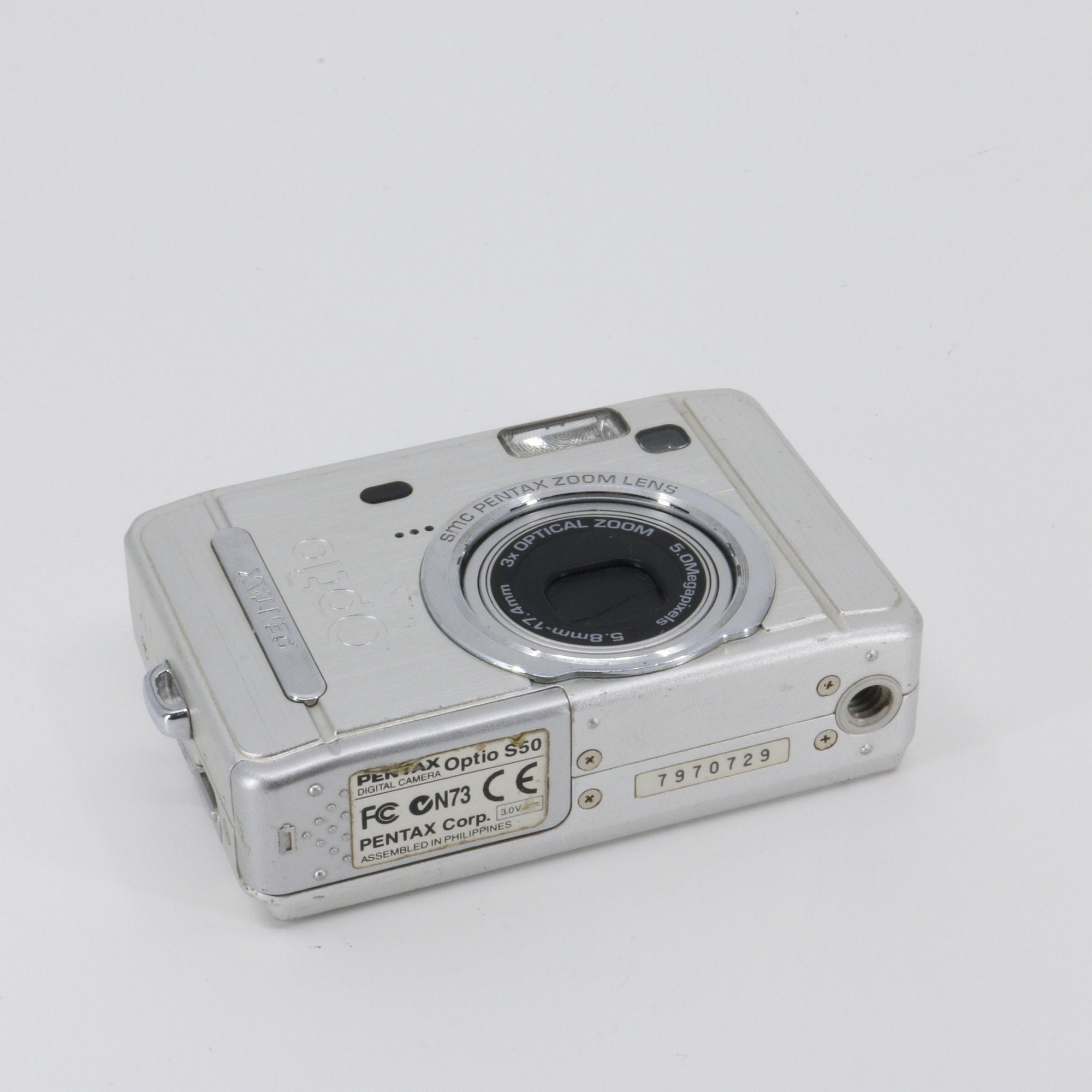 PENTAX Optio S50 / 3x OPTICAL ZOOM 5.8mm-17.4mm コンパクト