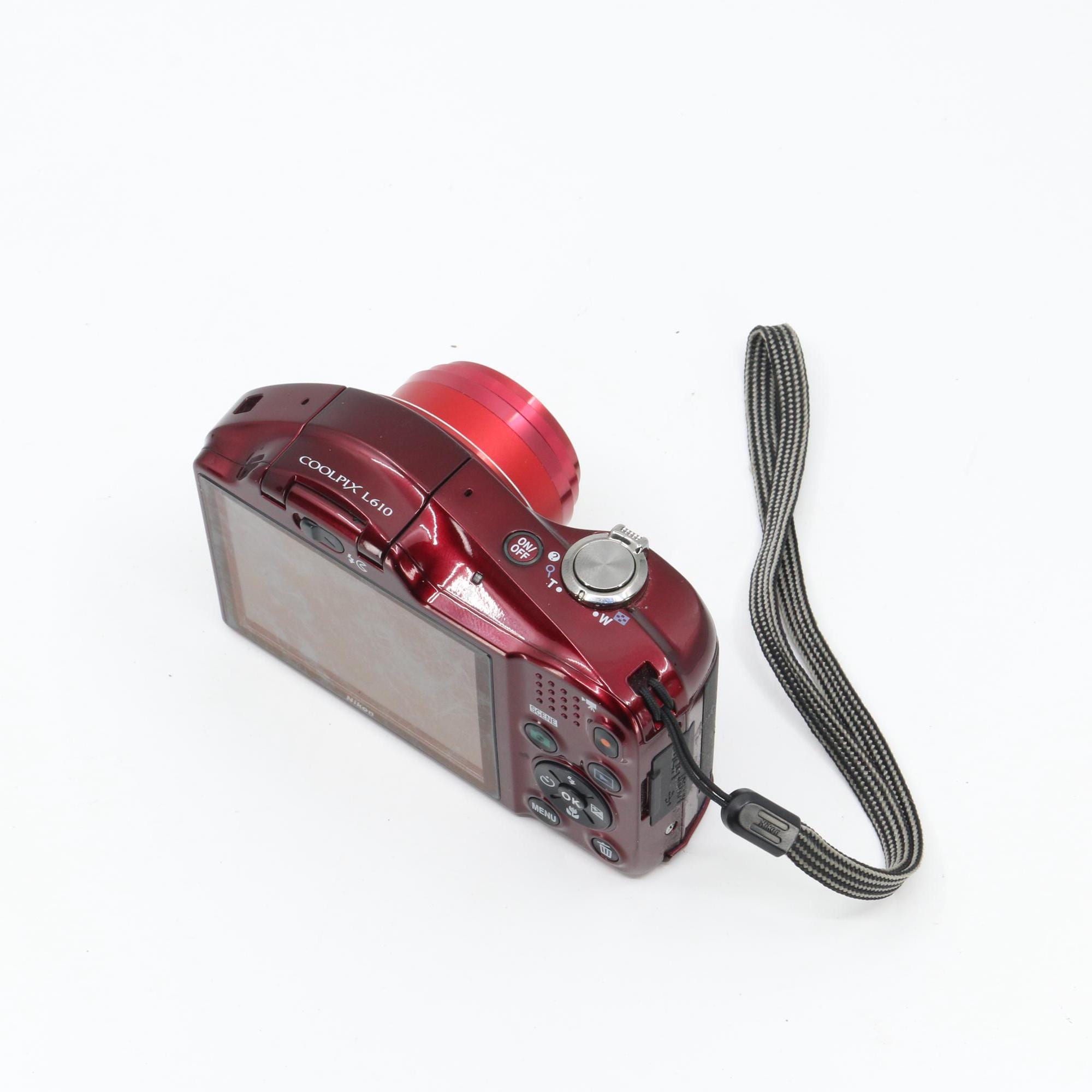 READ Nikon Coolpix L610 Digital Camera+ SD Memory Card !!battery