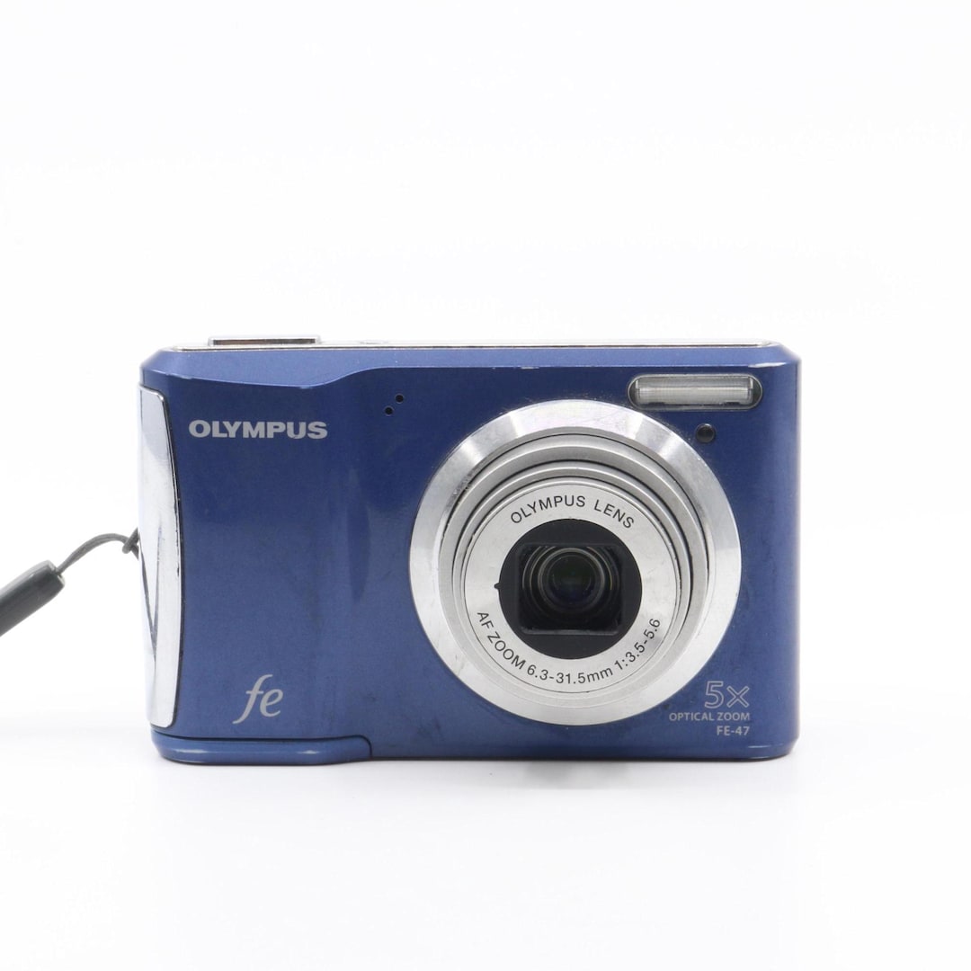 READ Olympus FE-47 Digital Camera (display Has Black Spot, Does