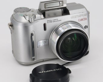 Olympus Camedia C-750 Digital Zoom Camera With Lens Cap - Etsy