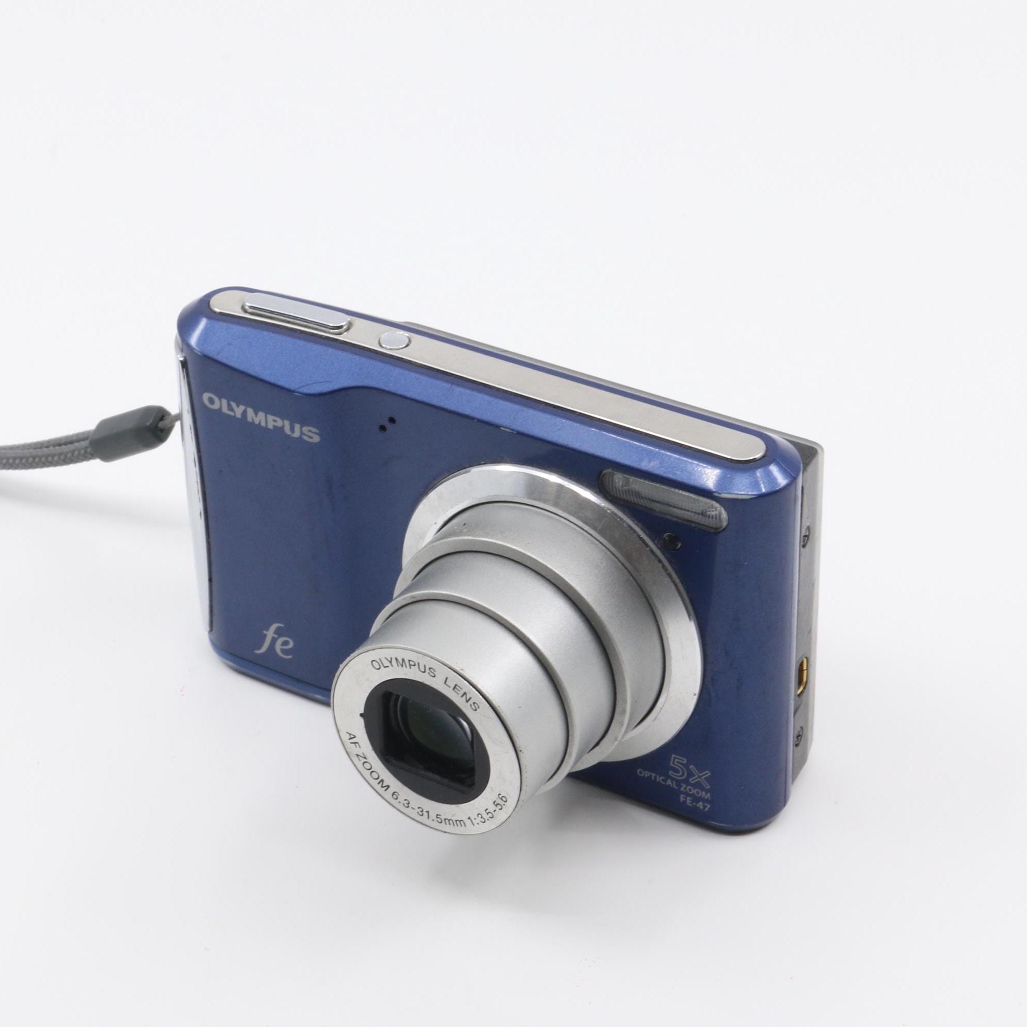 READ Olympus FE-47 Digital Camera (display Has Black Spot, Does