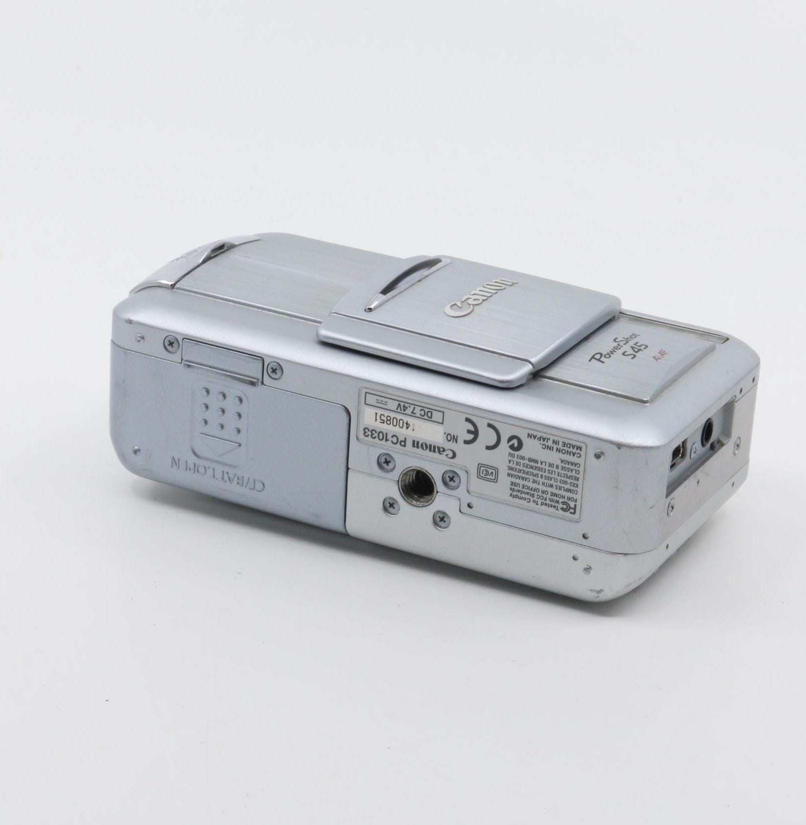 【動作確認済み】 Canon PowerShot S45 シルバー Amazon.com : Canon PowerShot S45 4MP Digital Camera w/ 3x Optical