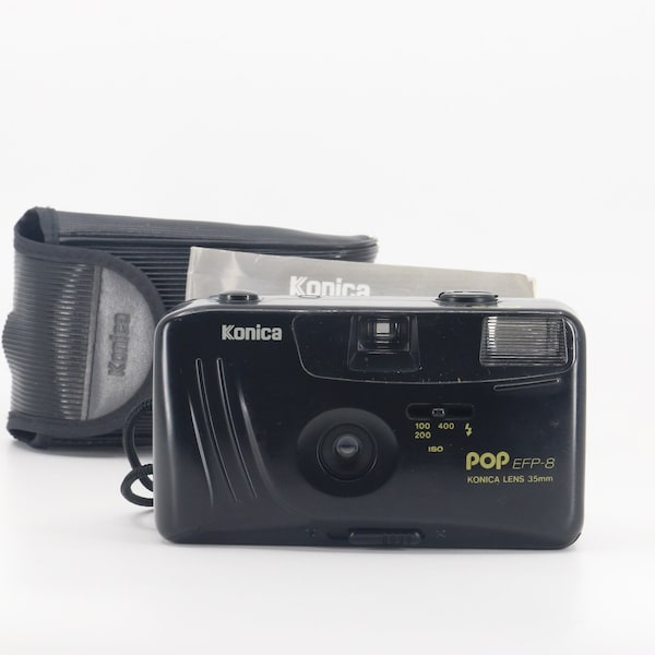 Konica Pop EFP-8 with Manual and Case Working READ