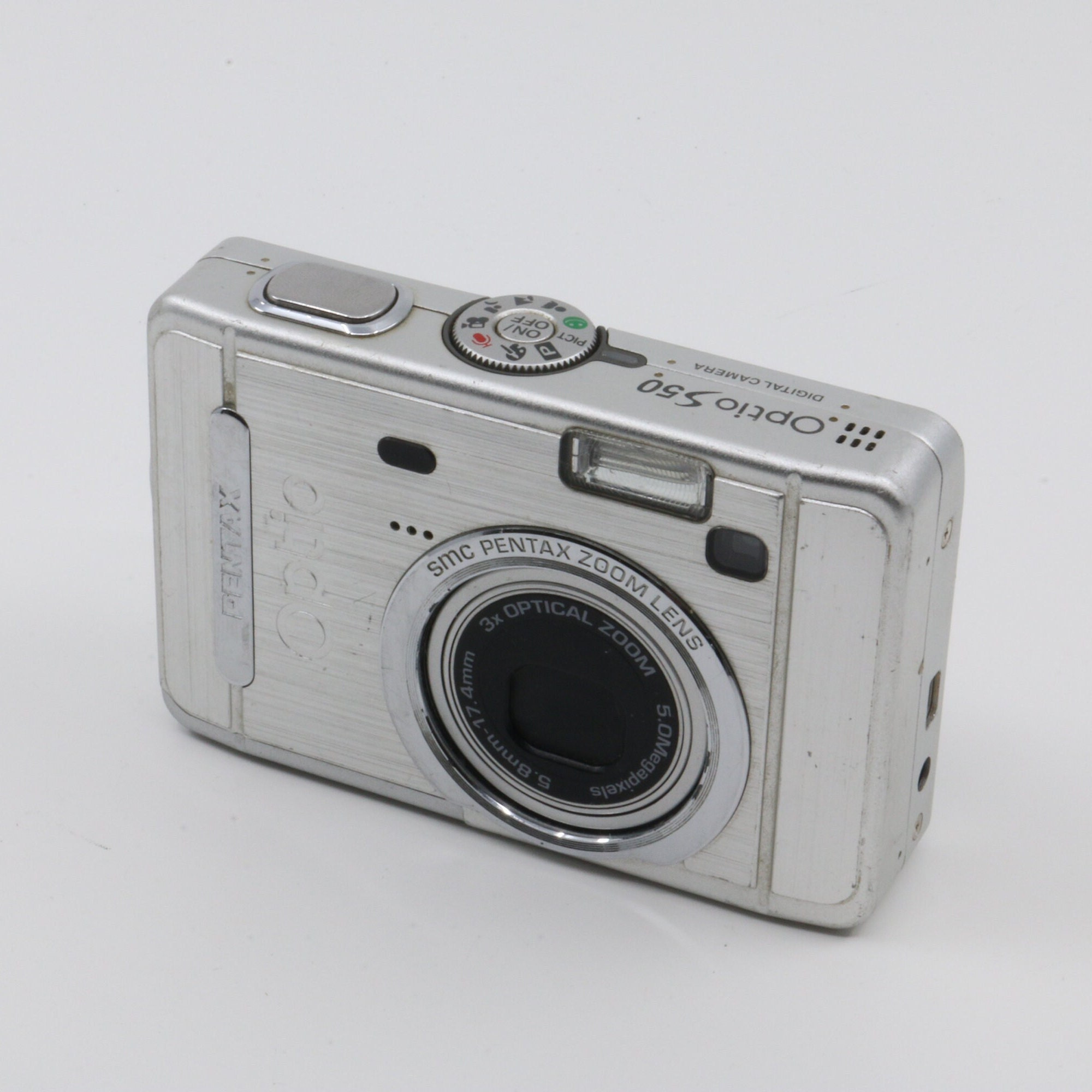 Pentax Optio S50 Vintage Digital Camera Working but Shows