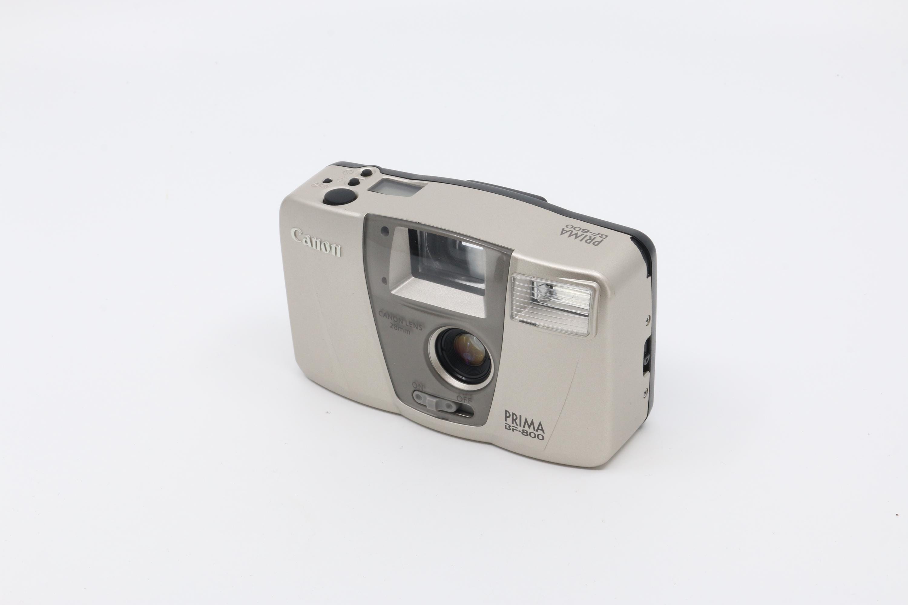 Canon Prima BF-800 35mm Film Camera With Case and Strap (one Small