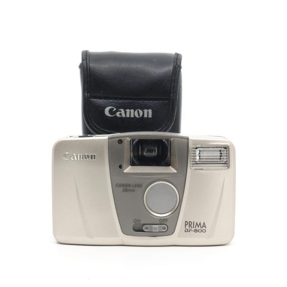 Canon Prima BF-800 35mm Film Camera With Case and Strap (one Small