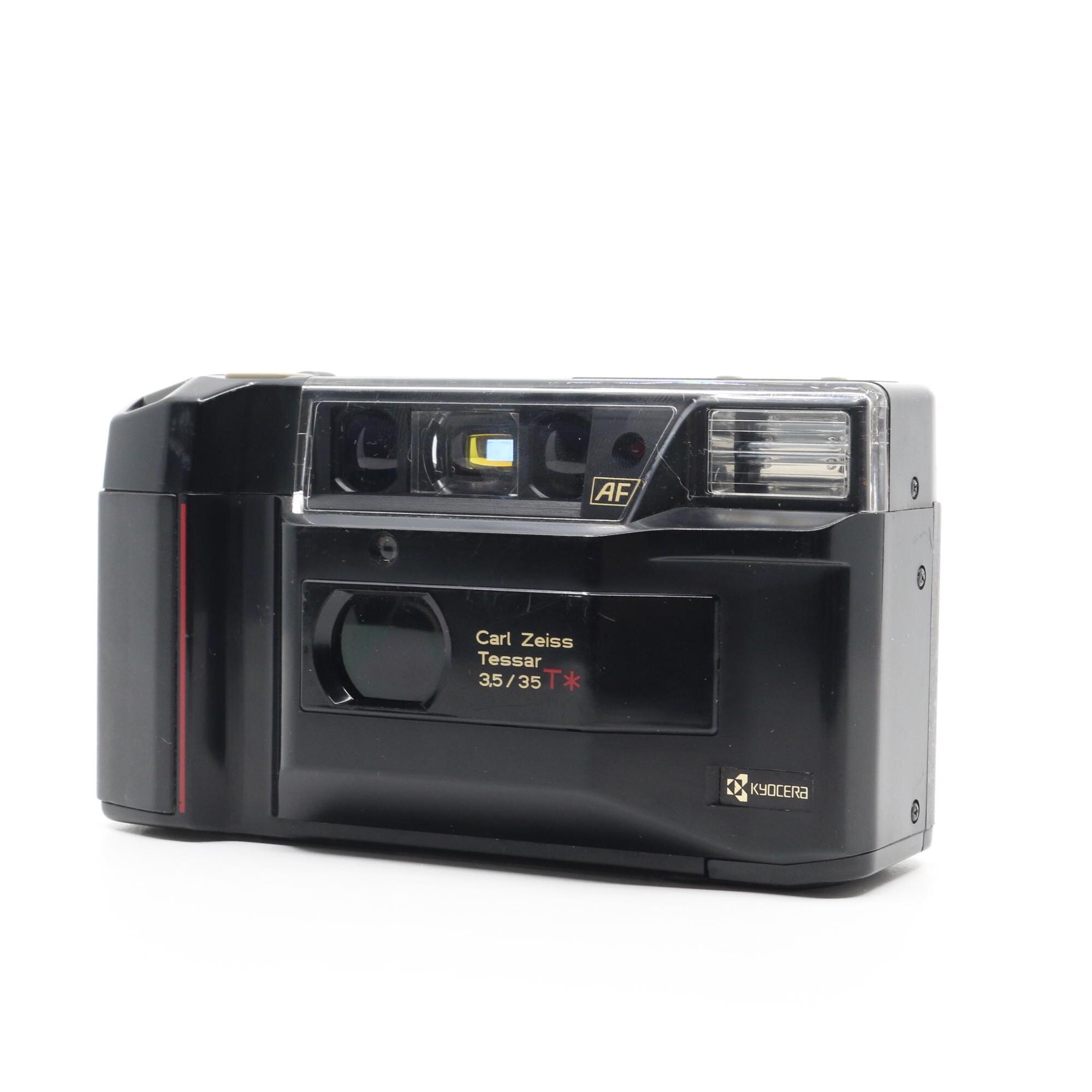 READ Yashica Kyocera T2 Carl Zeiss Tessar 35mm Film Camera (READ