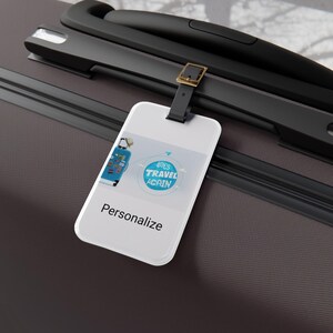 Personalized Acrylic Luggage Tag: Custom Travel ID