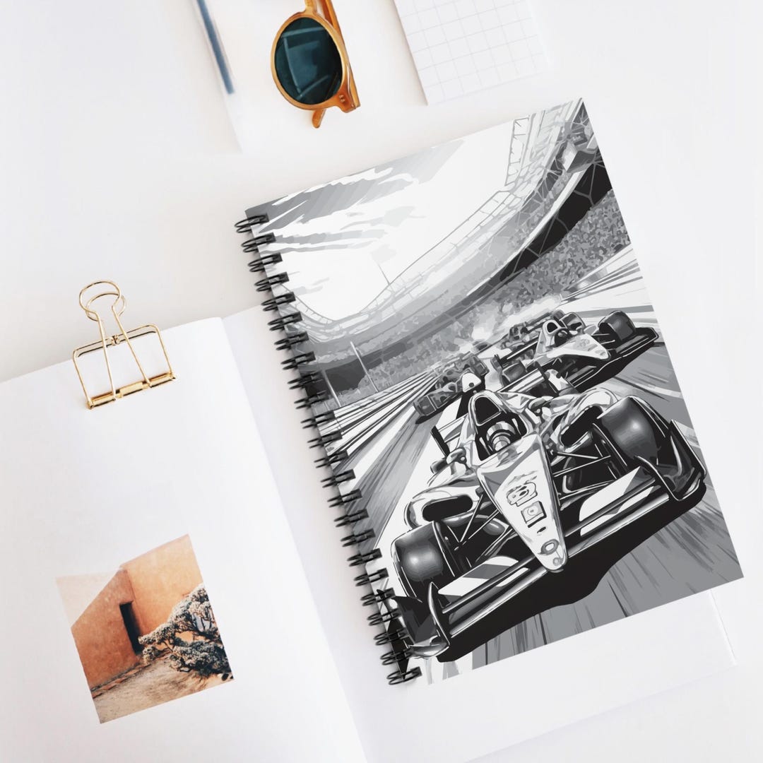 Racing Car Spiral Notebook, Motorsport Lovers - Etsy
