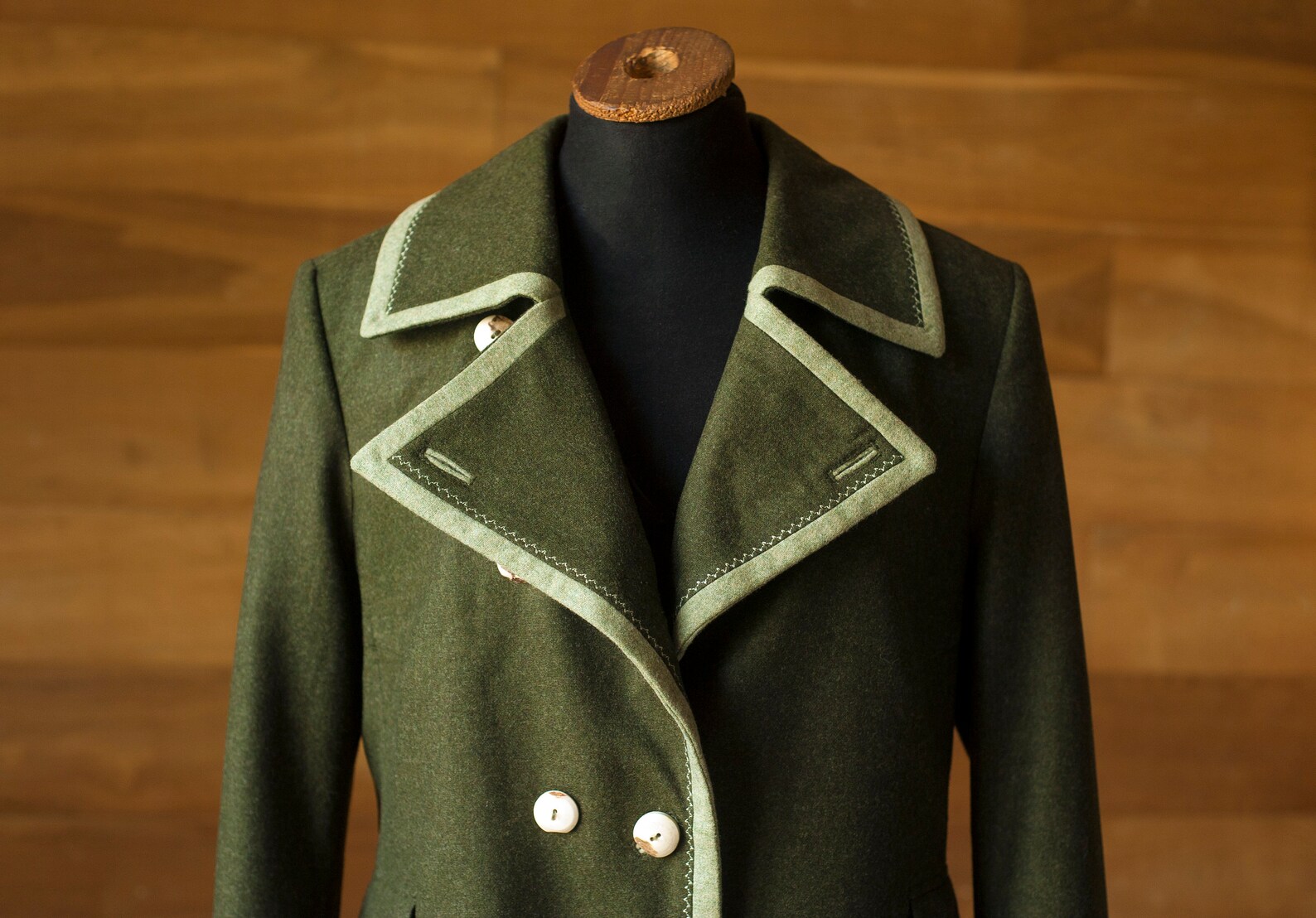 JACKET-WOVEN, GREEN