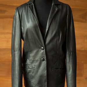 Black leather jacket part two, size s, m