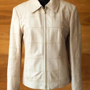 Milky genuine leather jacket Hugo Boss, size s