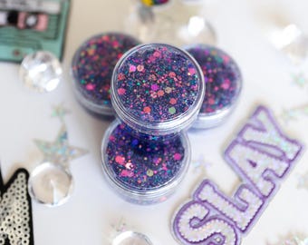 Demon Hunter | PURPLE | Hair Glitter Gel | PLAYLIST Hair Glitter Collection | COLORSHIFT  | Stocking Stuffer