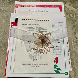 Plus de 30 pages de pages de livre, papiers pour carnets éphémères, papier pour collage, techniques mixtes, papier artistique, scrapbooking, thème alimentation et bien-être