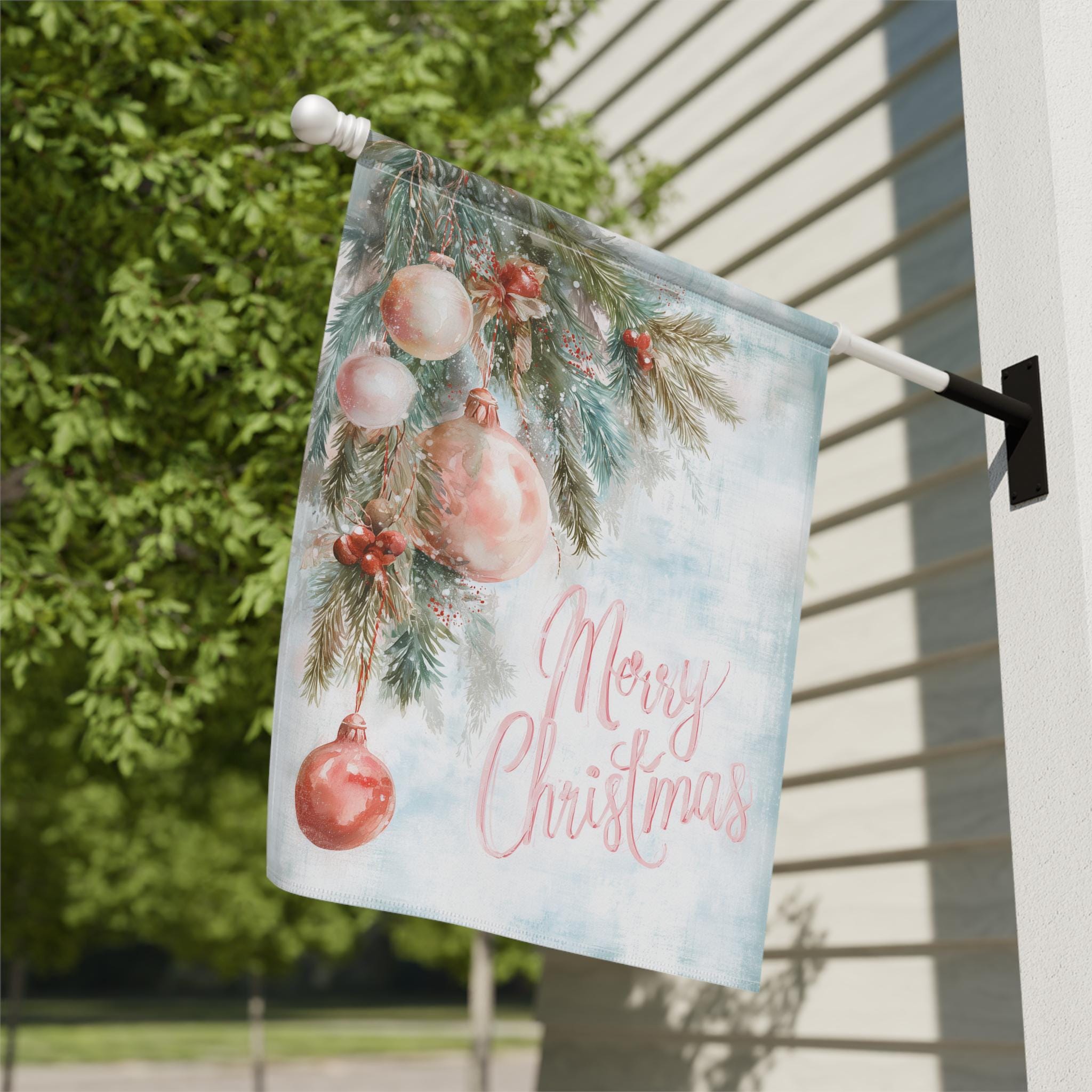 Bandiera Decorativa Breeze Decor "Benedici La Nostra Casa" - Stile Campagna 28x40 - Foto 3