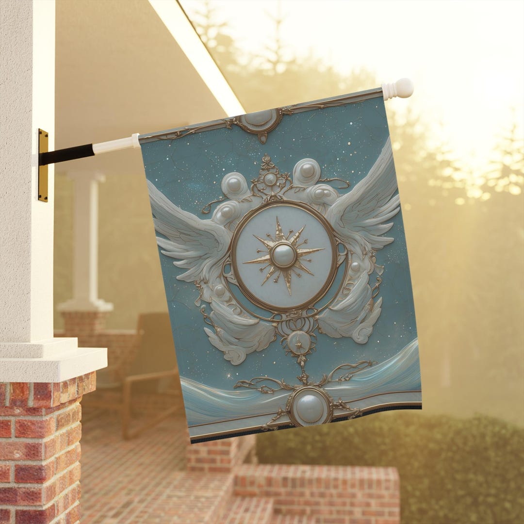 Celestial Seal Home and Garden Flag, Heaven's Gate Porch Banner ...