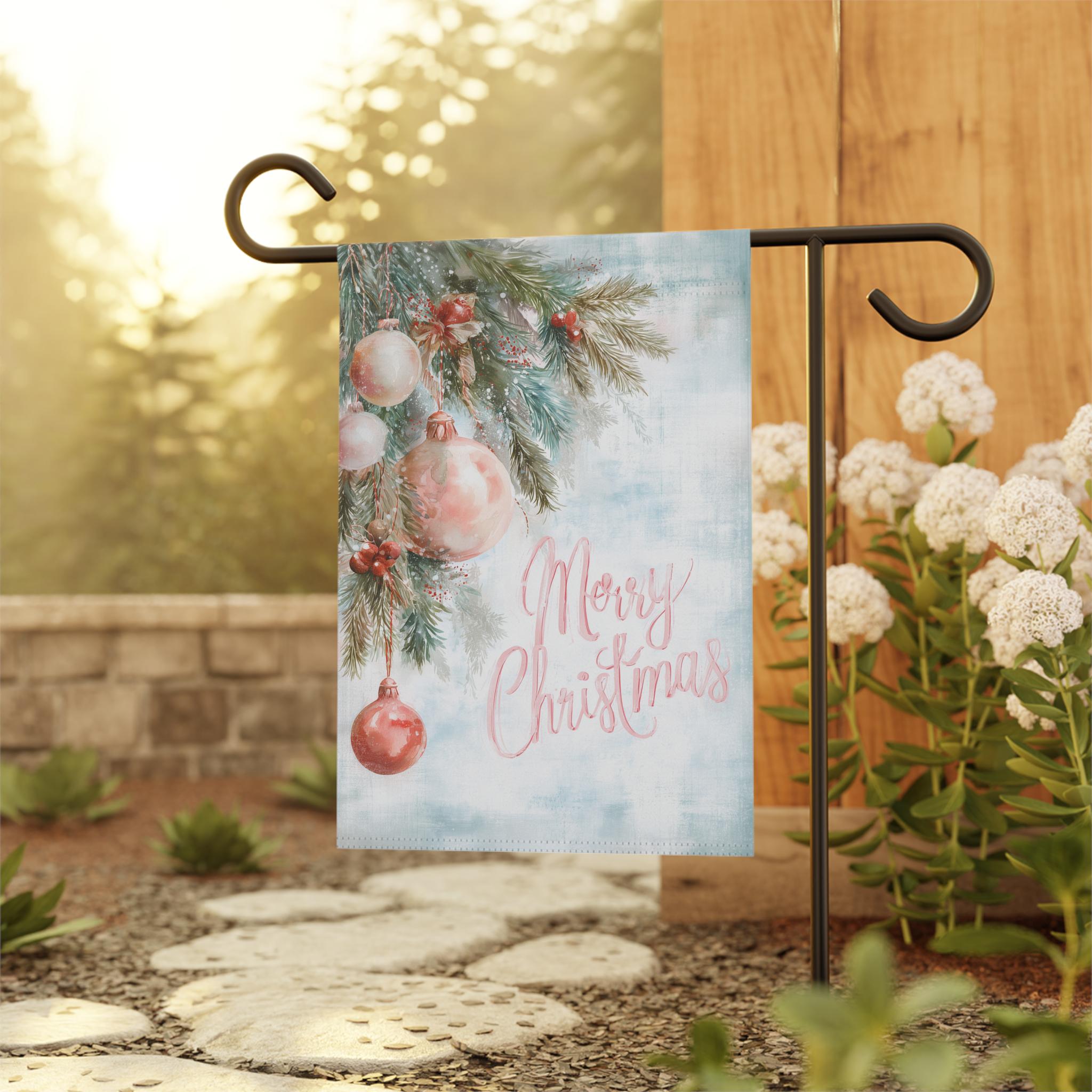 Bandiera Decorativa Breeze Decor "Benedici La Nostra Casa" - Stile Campagna 28x40