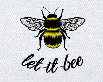 Bee Embroidery Design Bee Machine Embroidery Design Bee Embroidery File Positivity Embroidery Design Bumblebee dst Bee pes Bee exp Bee jef