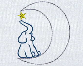 Simple Elephant Embroidery Design Elephant Embroidery Machine Design With Elephant dst Animal Embroidery Design For Toddler Embroidery File