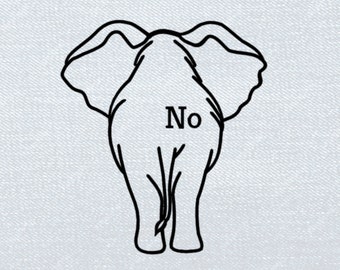Elephant Machine Embroidery Design Elephant Funny Embroidery File Elephant Embroidery Design Elephant-Design Funny Elephant dst Elephant pes