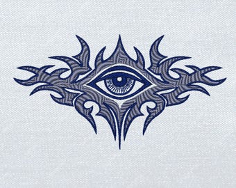Y2K Tribal Embroidery Design 90s Tattoo Style Embroidery File 2000s Embroidery Design Trendy Embroidery Neo tribal Machine Embroidery File