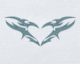 Y2K Tribal Embroidery Design Tribal 90s Machine Embroidery Design Y2K Embroidery Design 90s Embroidery File Y2K Neo Tribal Embroidery Trendy
