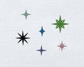 Pride Embroidery Design Bundle With Small Stars Pride Embroidery Files For Pride Rainbow Embroidery Design pes Stars Embroidery Bundle dst