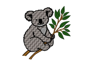 Koala Embroidery Design Koala Embroidery File Koala Machine Embroidery Design Koala DST Koala PES Koala JEF Koala Pec Koala Exp Koala Stitch