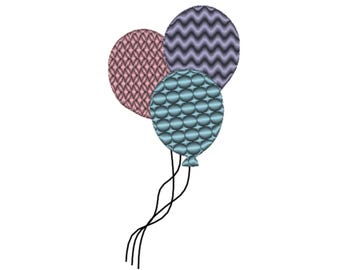 Balloons Embroidery Design Balloons Machine Embroidery Design Balloons For Birthday Embroidery Design For Birthday Balloon Embroidery Design