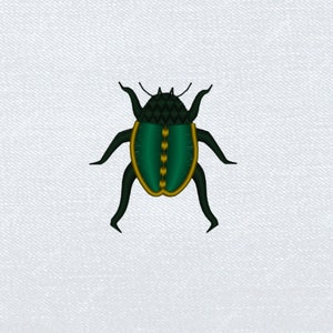 Beetle Embroidery Design Beetle Machine Embroidery Design Insect Embroidery Design Bug Embroidery File Scarab Embroidery Design Beetle dst