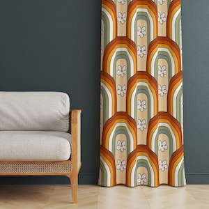 Minimalist Window Curtains, Minimalist Patterned Living Room Curtains, Sleek Design For Contemporary Home Ambiance, Bohemian Window Drapery