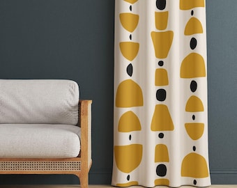 Stylish Design Colorful Window Curtain, Nordic Curtains, Modern Geometric Window Treatment, Bohemian Curtains, Eye-Catching Curtains
