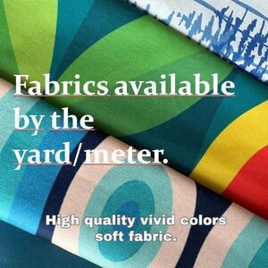 fabrics available by the yard / meter high quality vivid colors soft fabric