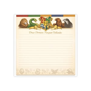 Harry Potter Magisk skola vapensköld Anteckningsblock Post-it® Anteckningsblock | Linjerade självhäftande anteckningsblock