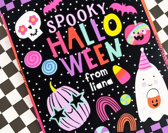 Halloween Candy Bags Halloween Treat Bags Halloween Party Favors Halloween Gift Bags Halloween Trick or Treat Bags Halloween Favor Set of 5