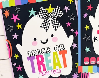 Halloween Treat Bags Halloween Candy Bags Halloween Party Favors Halloween Bags Halloween Party Bags Trick or Treat Gift Bags Set of 5